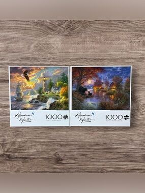 Abraham Hunter Set of 2 Jigsaw Puzzles 1000 Pieces